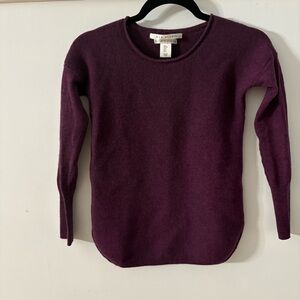 Max Studio, Burgundy, Size S, Extrafine 100% Merino Wool Sweater, (Women’s)